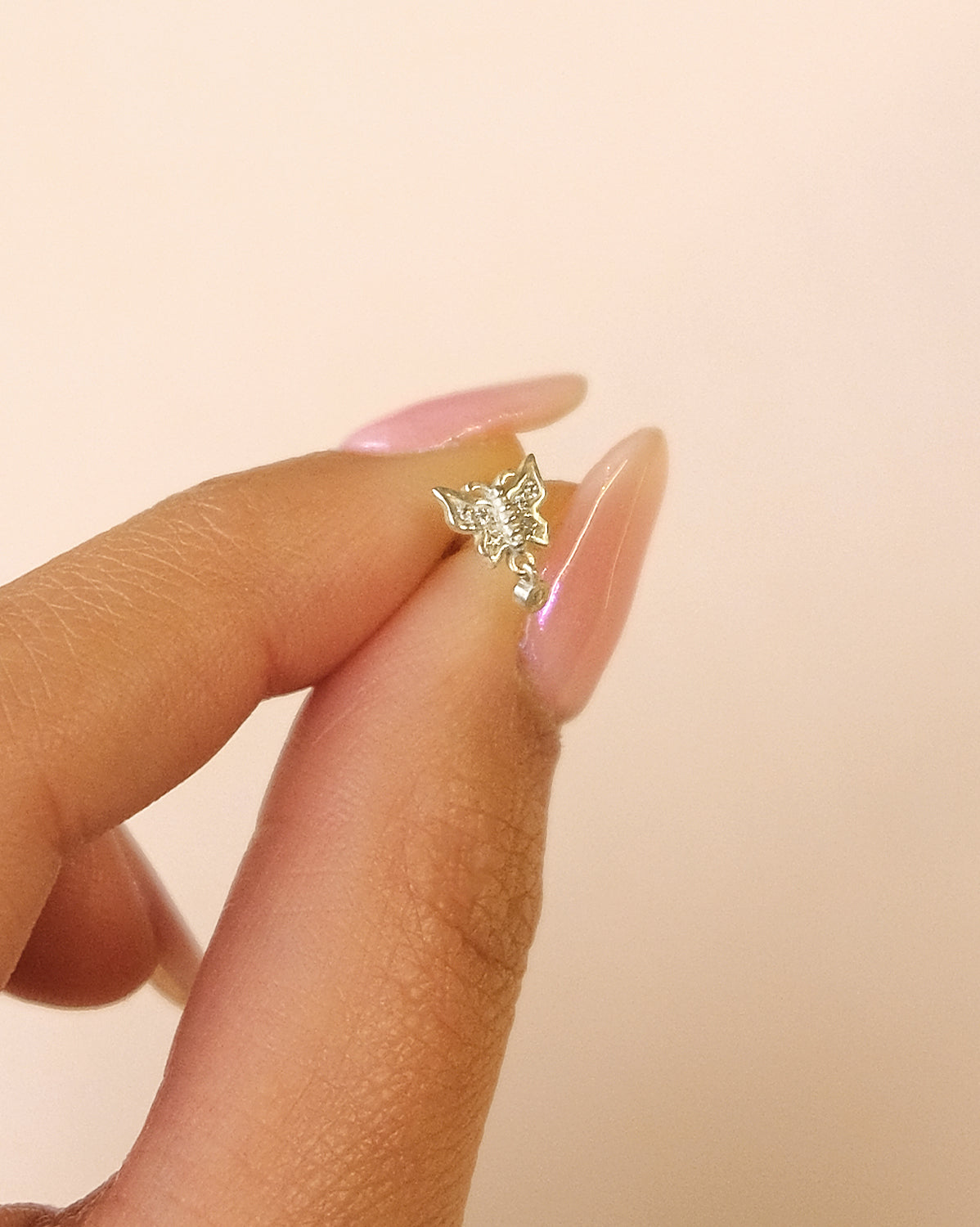 Butterfly Stud - Sterling Silver