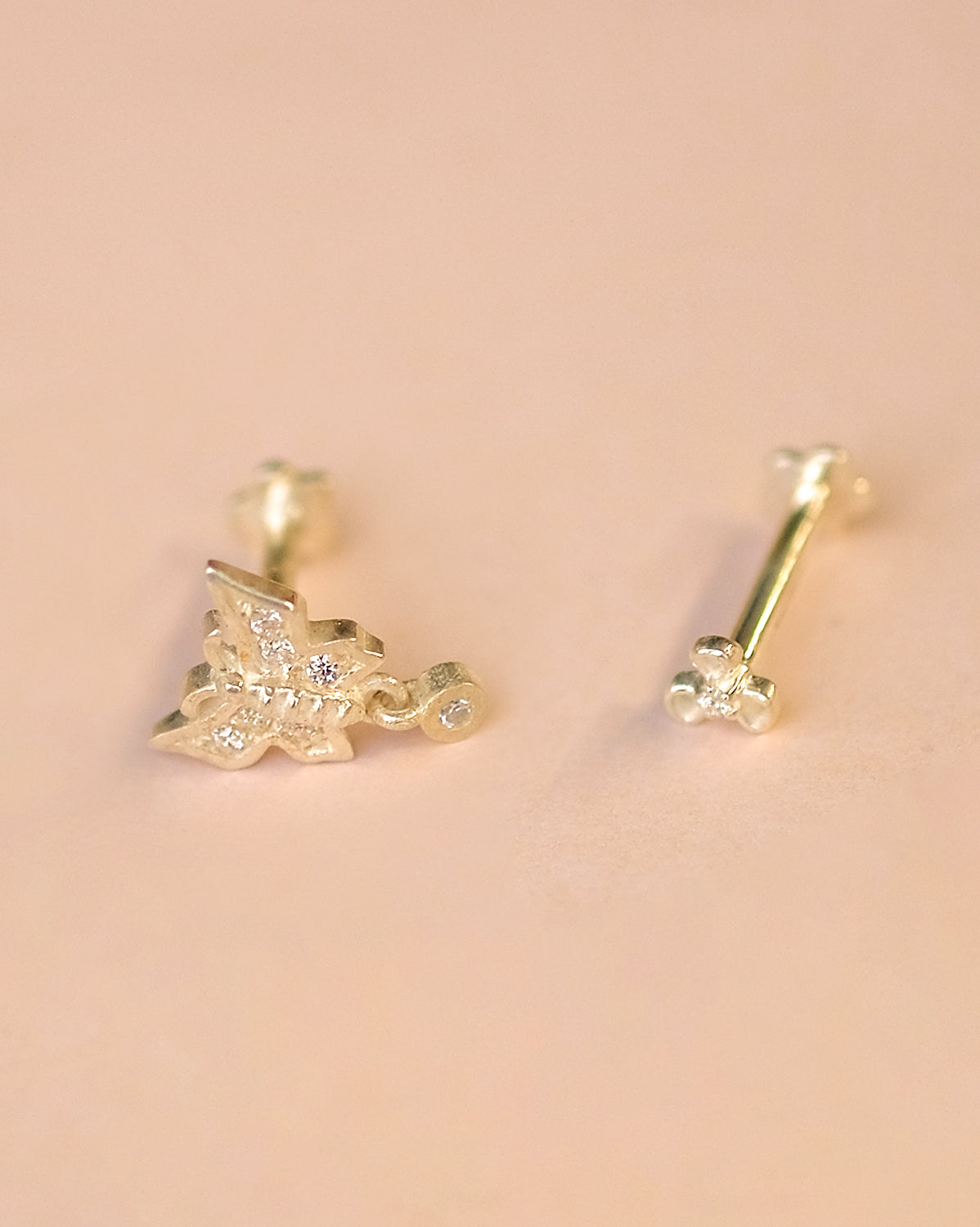 Butterfly Stud - Sterling Silver