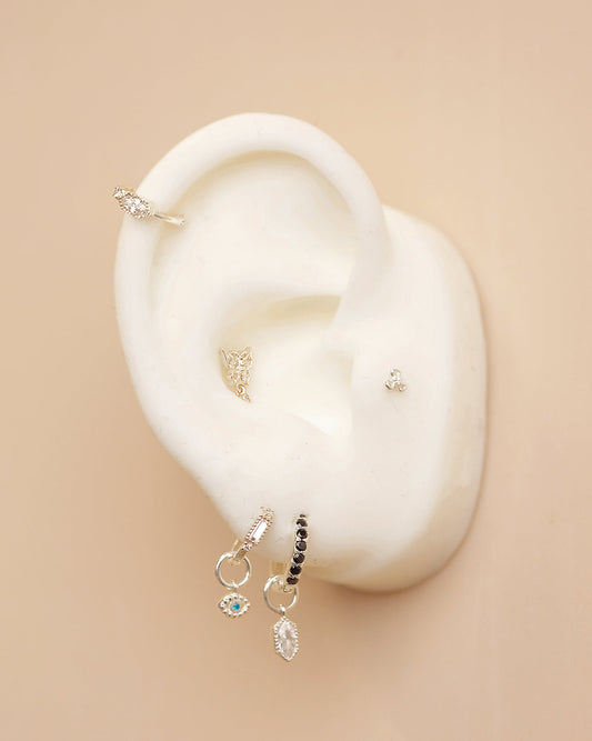 Butterfly Stud - Sterling Silver